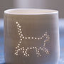 Porcelain Prowling Pussycat Tea Light, thumbnail 1 of 4