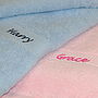 Boy's Personalised Kit Bag Embroidered Tag, thumbnail 4 of 4