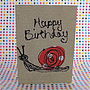 'Happy Birthday' Snail Card, thumbnail 1 of 3