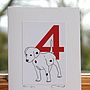 'A Dalmatian Spot for every year' Age Cards, thumbnail 5 of 12