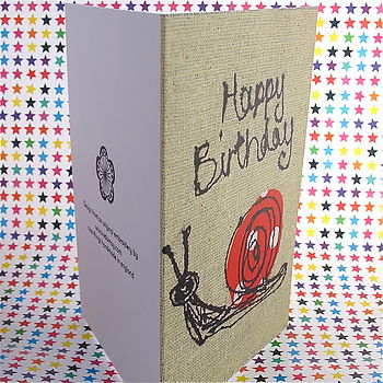 'Happy Birthday' Snail Card, 3 of 3