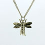 Sterling Silver Dragonflly Necklace, thumbnail 3 of 5