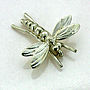 Sterling Silver Dragonflly Necklace, thumbnail 4 of 5