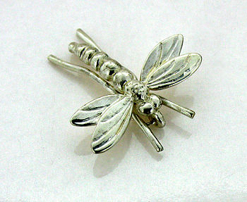 Sterling Silver Dragonflly Necklace, 4 of 5