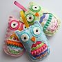 Felt Owl Hanging Decoration, thumbnail 3 of 3