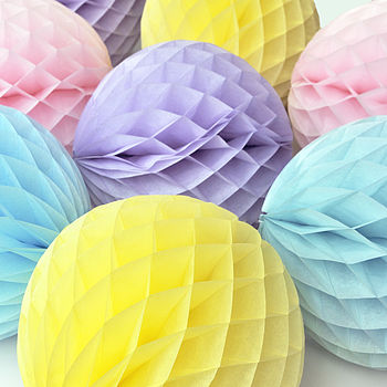 Tissue Paper Honeycomb Ball Party Decoration, 10 of 12