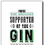 'Biggest Supporter Of The Gin Industry' Card, thumbnail 2 of 2