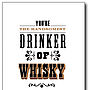 'Handsomest Drinker Of Whisky' Card, thumbnail 2 of 2