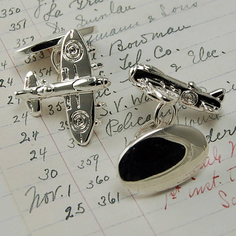 plane cufflinks by highland angel | notonthehighstreet.com