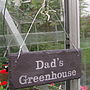 Engraved Slate Dad's Garden Sign, thumbnail 5 of 7