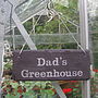 Engraved Slate Dad's Garden Sign, thumbnail 7 of 7