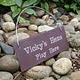Personalised Slate Chicken Shed Sign, thumbnail 4 of 8