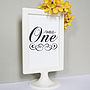 Set Of 10 Wedding Table Number Cards, thumbnail 3 of 3