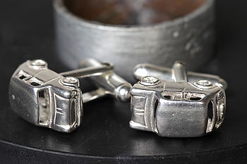 Solid Silver Mini Cufflinks, 4 of 4