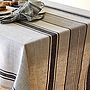 Tablecloth Natural Striped Linen Provence, thumbnail 4 of 4