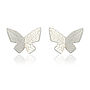 Silver Butterfly Studs, thumbnail 4 of 6