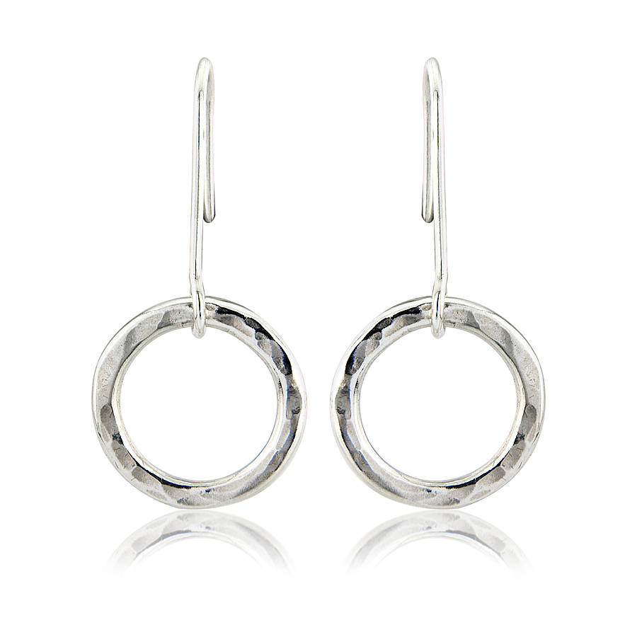 polo silver drop earrings by anne reeves jewellery | notonthehighstreet.com