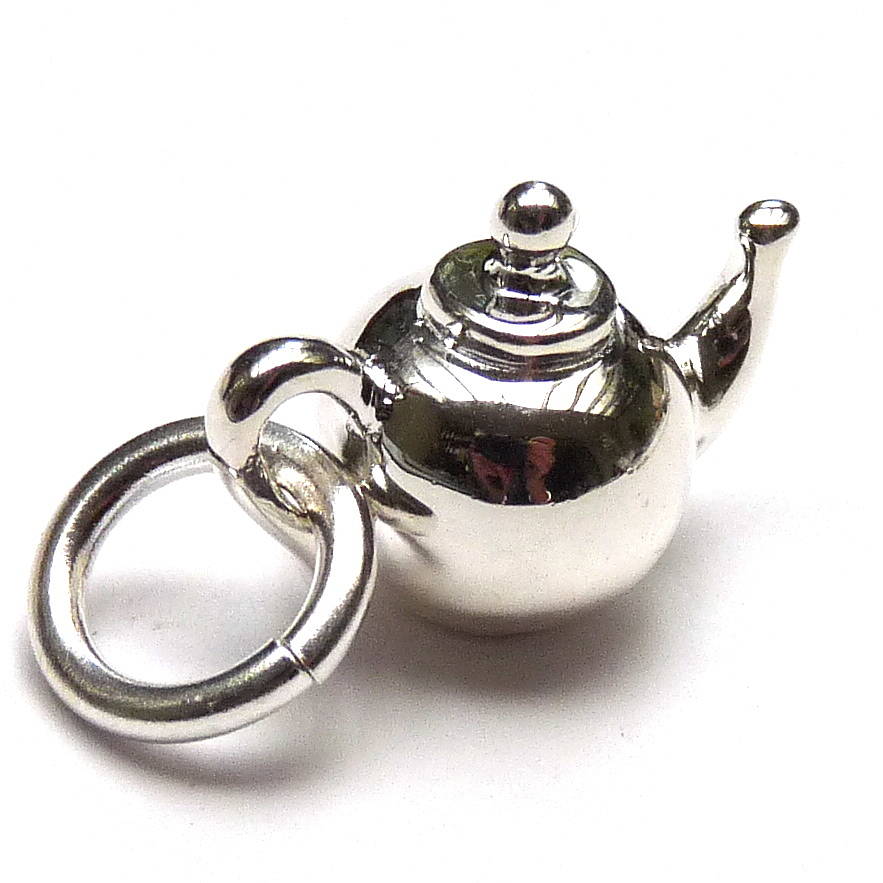 Silver Teapot Necklace By Joy Everley