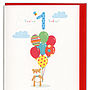 First Birthday Or Choose Your Age Bear Card, thumbnail 5 of 7