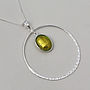 Murano Glass And Sterling Silver Circle Pendant, thumbnail 2 of 6