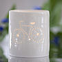 Porcelain Bicycle Tealight, thumbnail 1 of 2