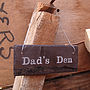 Engraved Slate Dad's Garden Sign, thumbnail 4 of 7