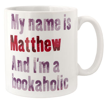 Personalised Bookaholic Mug, 2 of 6