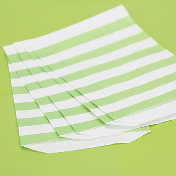 Wide Striped Paper Party Bags, 12 of 12