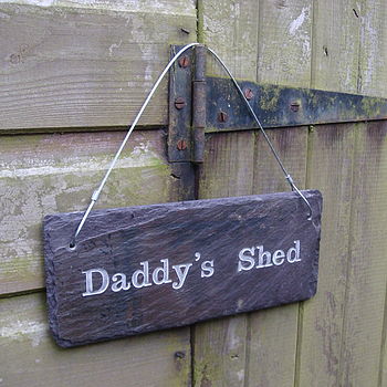 Engraved 'Daddy's Shed' Sign, 2 of 5