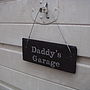 Engraved 'Daddy's Shed' Sign, thumbnail 3 of 5