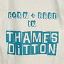 'Born And Bred' Baby Grow, thumbnail 2 of 5