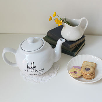 'Is It Tea You're Looking For?' Teapot, 3 of 4
