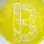 Personalised Hand Painted Initial Plate, thumbnail 2 of 3