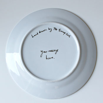 Personalised Hand Drawn Mr Darcy Plate, 3 of 7