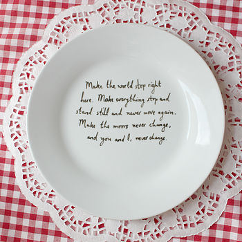 Wuthering Heights Moors Quote Plate, 3 of 8