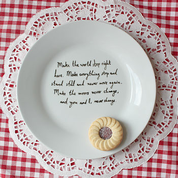 Wuthering Heights Moors Quote Plate, 6 of 8