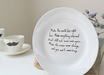Wuthering Heights Moors Quote Plate, 2 of 8