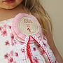 Birthday Fabric Rosette Badge Personalised, thumbnail 2 of 9