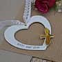 Personalised Hanging Wedding Heart, thumbnail 3 of 8