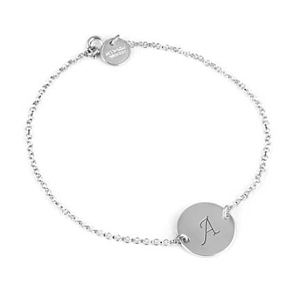 Personalised Engraved Disc Bracelet By Anna Lou of London ...