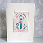 Personalised Embroidered Father's Day Card, thumbnail 7 of 8