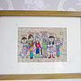 Personalised Family Embroidery Picture, thumbnail 3 of 12