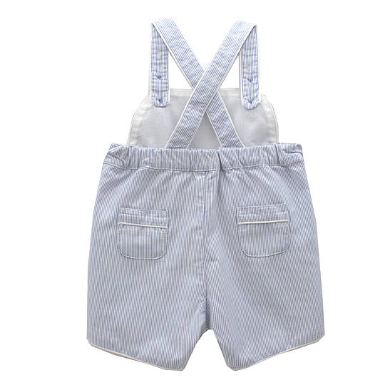 French Design Baby Boy Preppy Overalls By Chateau de Sable