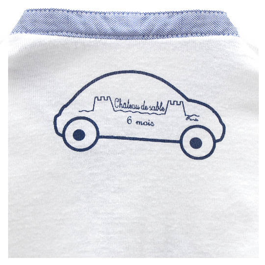 French Design Baby Boy Preppy Overalls By Chateau de Sable