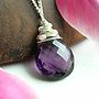 Pearl Woven Amethyst Necklace, thumbnail 1 of 3