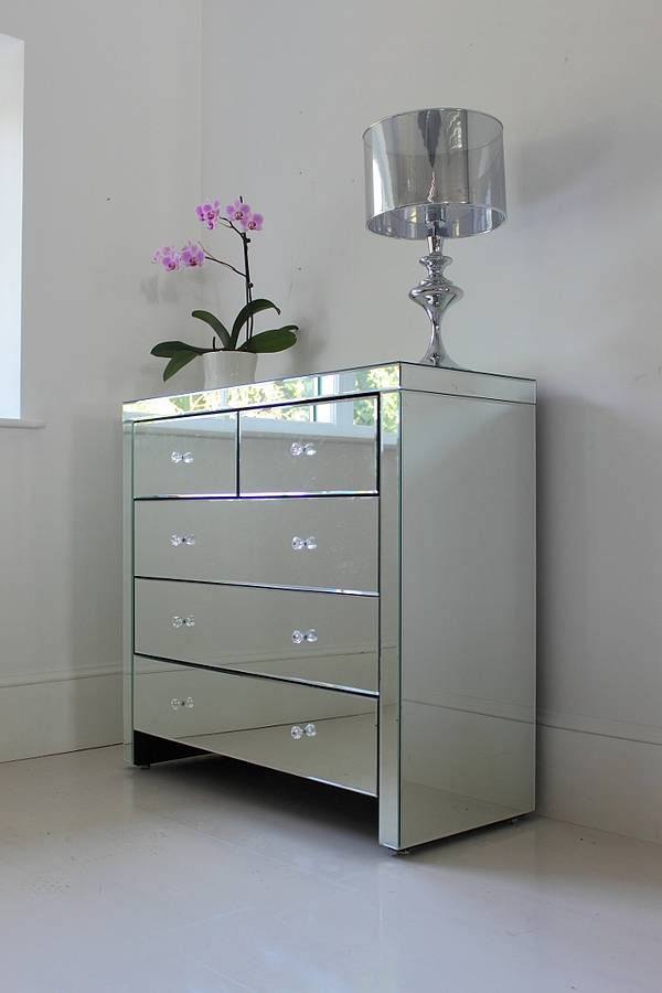 Large Mirrored Chest Of Drawers By Out There Interiors