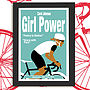 Personalised Girl Power Cycling Print, thumbnail 3 of 5
