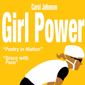 Personalised Girl Power Cycling Print, 4 of 5