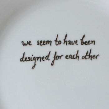 Personalised Pride And Prejudice Quote Plate, 4 of 6