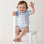 Personalised 'This Much' Baby Vest, thumbnail 1 of 6
